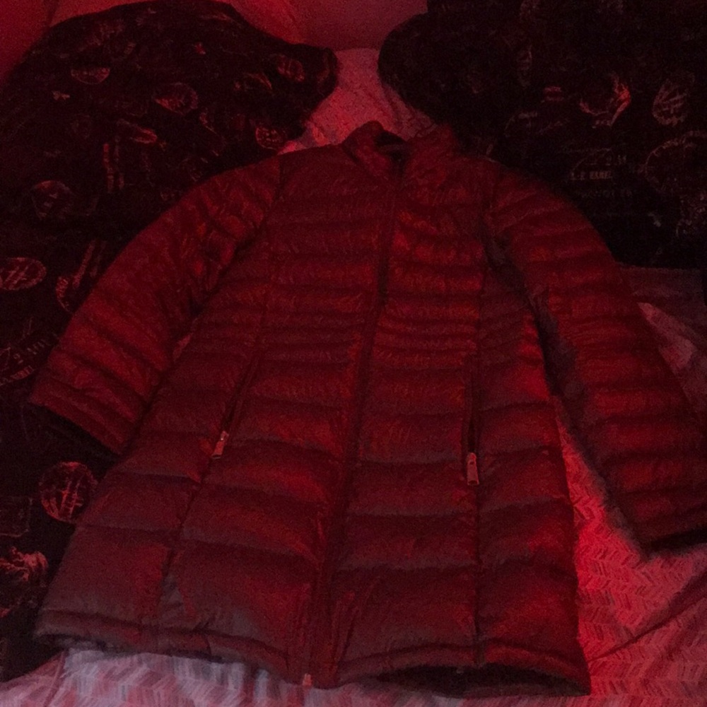 Copperish winter coat